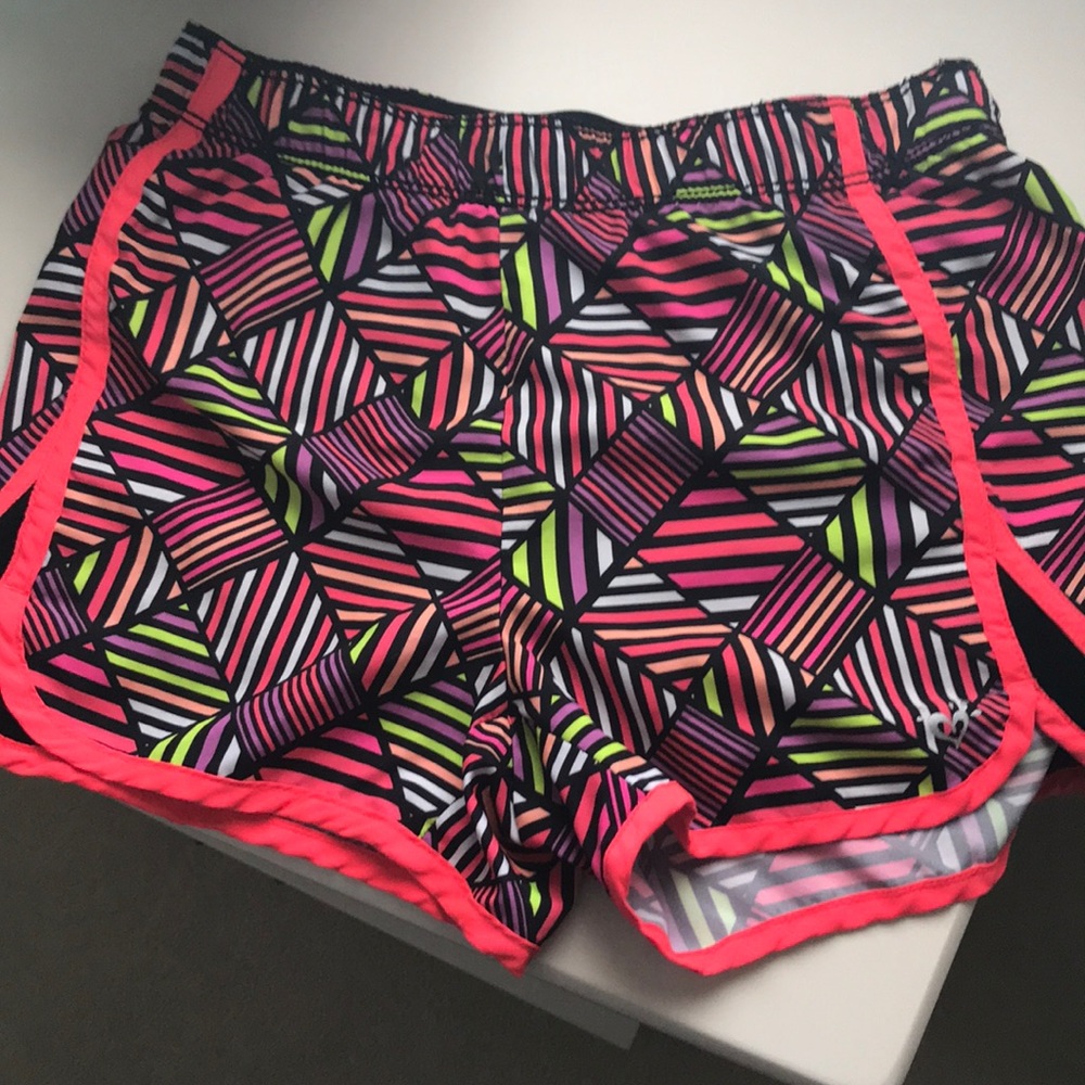 Justice pattern running shorts